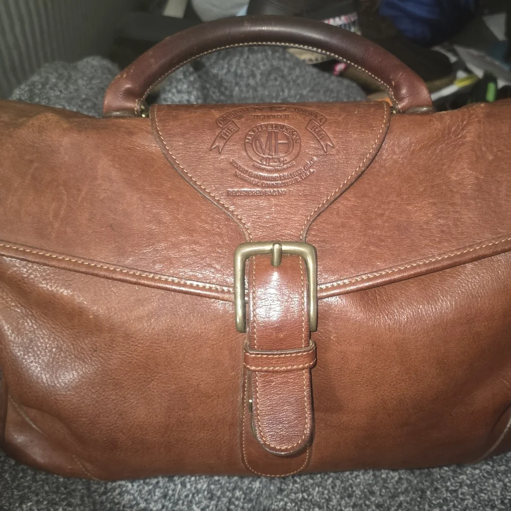 Ghurka No. 127 Tilbury II Leather Briefcase Bag – Made in USA – Excellent